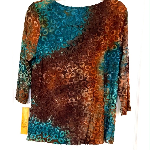 Multi color blouse. -NEW ITEM ( Boho Chic Elegance) - Picture 2 of 4